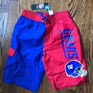 NFL Official New York Giants Swim Trunks